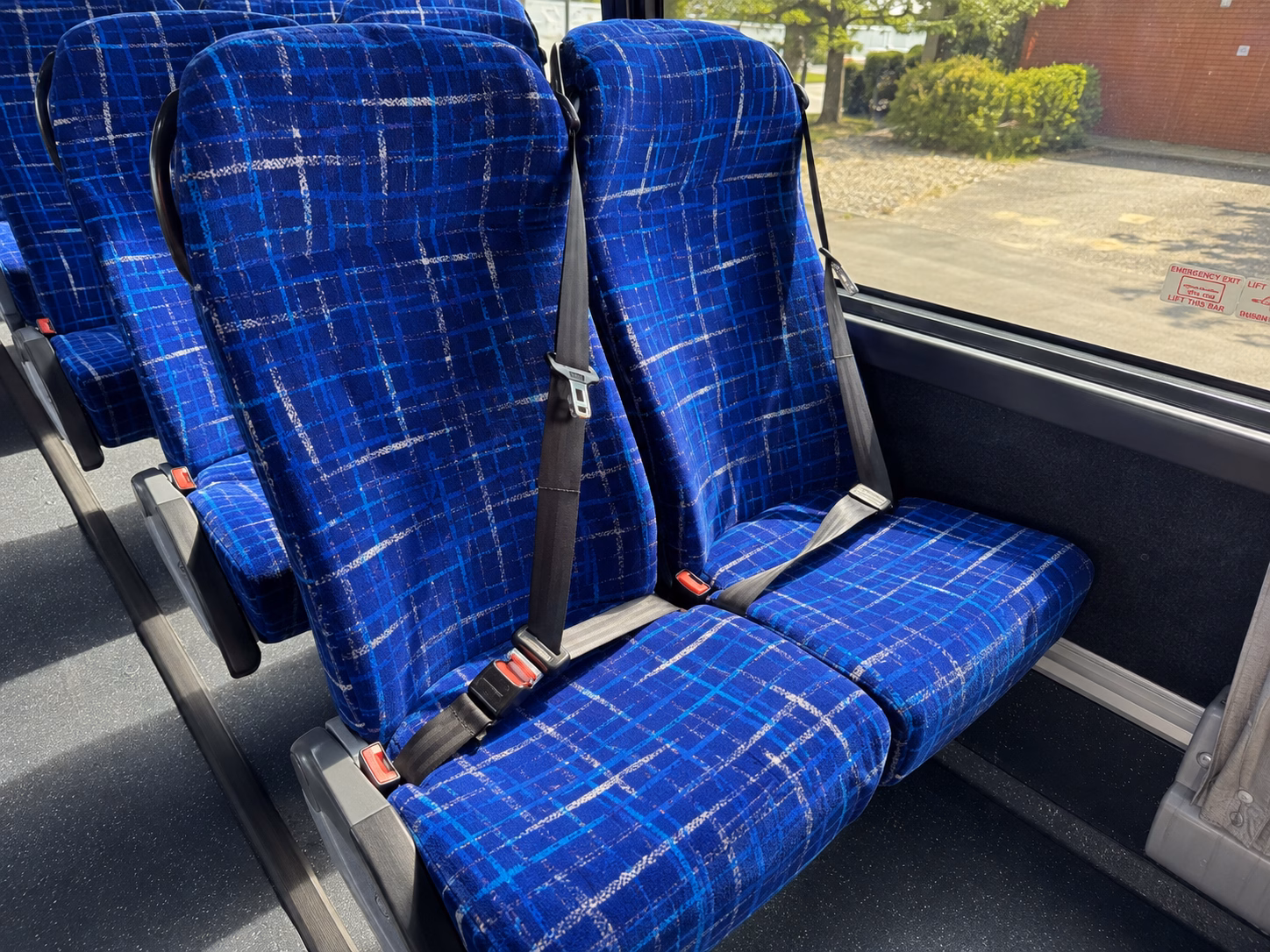 56 passenger charter bus inside