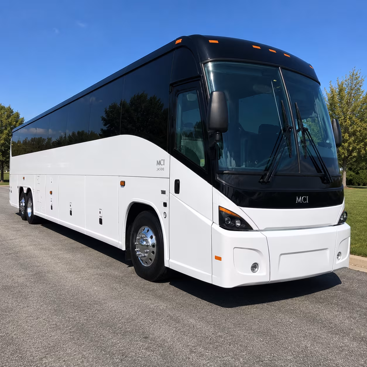 charter bus shuttle service for warehouse and manufacturing groups near norwalk