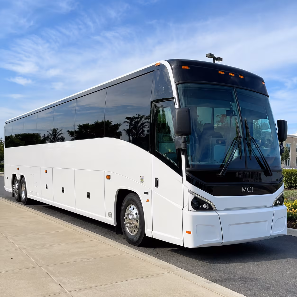 convention and conference shuttle buses for large scale corporate events