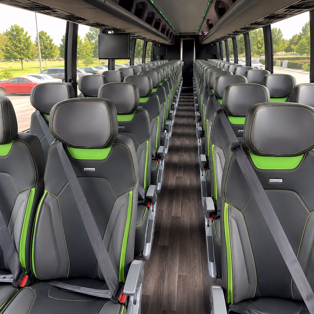 norwalk charter bus interior