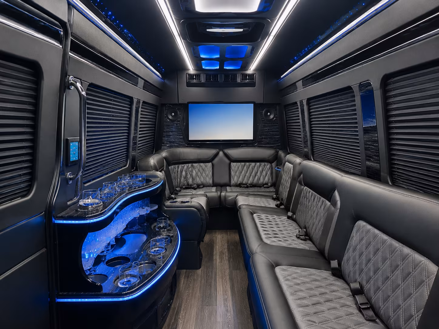 norwalk wedding transportation onboard seating